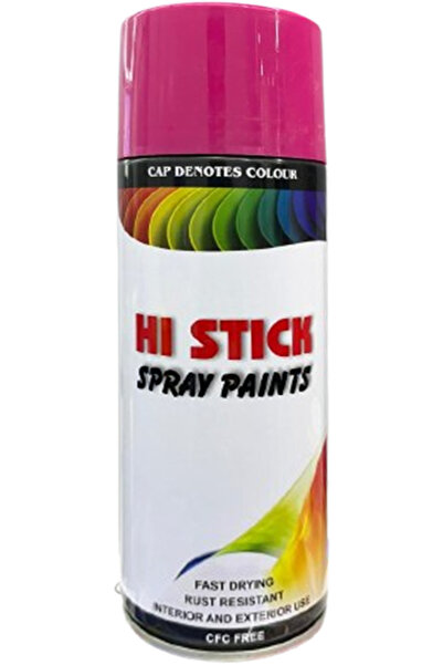 HI STICK Pink Spray Paints 240gm