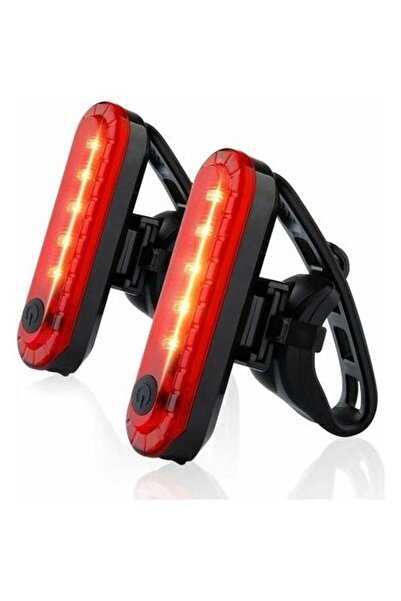Morvena Picks Lumină puternică din spate cu LED pentru bicicletă, încărcare U...