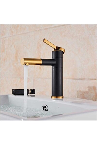 STARSTAR Minimalist and modern black cylindrical basin faucet, basin faucet w...