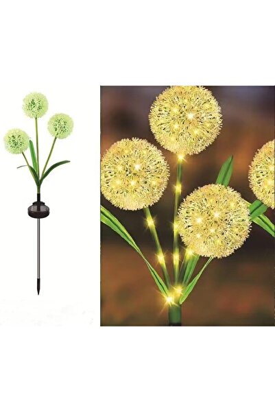 STARSTAR Solar Garden Light Simulated Dandelion Flower Outdoor Decoration Cou...