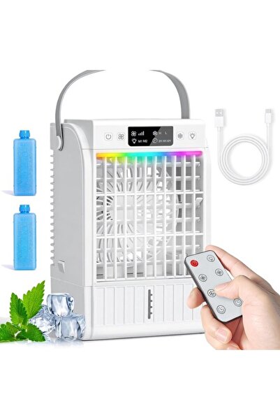 STARSTAR Mini Air Cooler 4-in-1 – Portable Air Cooler – 1500 ml Water Tank – ...