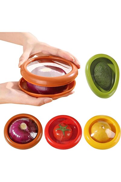 STARSTAR 4-piece refrigerator storage box, silicone food storage box, TPU mat...