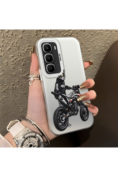 CHICASELUX حافظة حماية للهاتف من Infinix Hot 60i متوافقة مع الرسم المطبوع على...