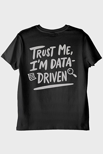 Generic Brand Minimalist'I'M Data-Driven' Black T-Shirt for Data Analysis Lovers