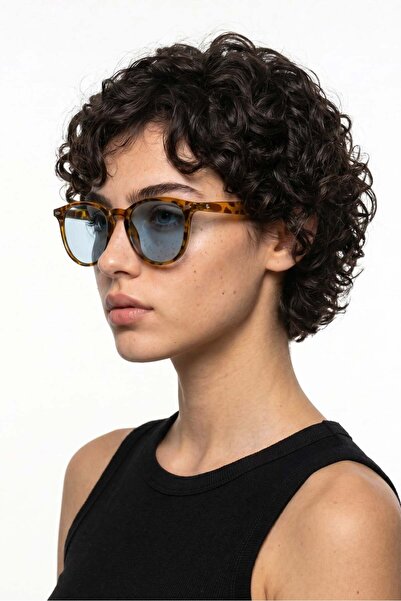 Bilge Karga Cory Leopard Blue Güneş Gözlüğü