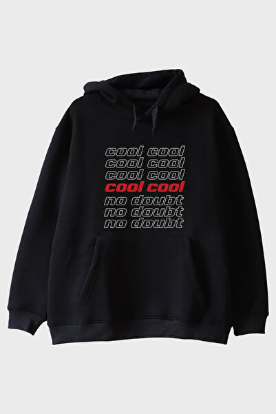 lofux Cool No Doubt Black Hoodie