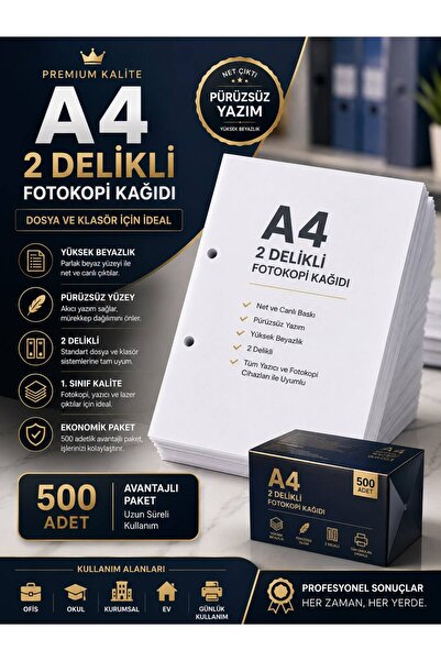 Orbak Kağıt Χαρτί Α4 Premium 2 οπών για φωτοαντιγραφικό 500 φύλλα |   Χαρτί ε...