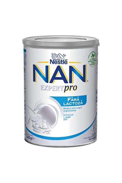 Nestle Formula de lapte fara lactoza Nan, +0 luni, 400 g,