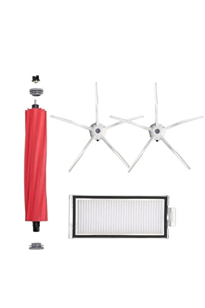 LİN GRUP Roborock Q7+ Robot Vacuum Cleaner Compatible Set of 4 Spare Parts