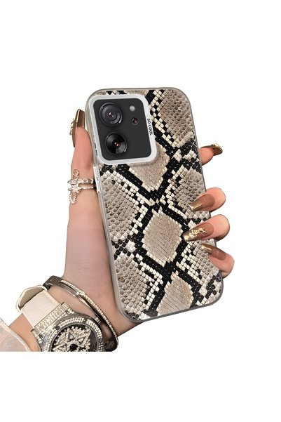 ucuc Xiaomi Mi 13t Pro/Mi 13t Compatible Hard Acrylic Back Silicone Edge Lens...