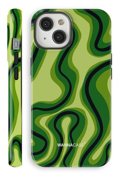 WANNACASE حافظة هاتف iPhone 14 Plus Jungle Pulse ذات الطبقة المزدوجة الأساسية...