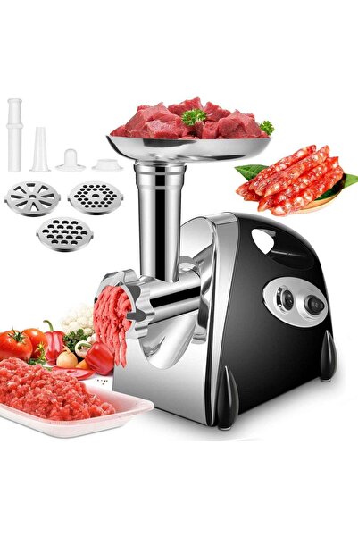 Voltz Месомелачка с аксесоар за домати Voltz, 1400W, Реверс, Аксесоари за сос...