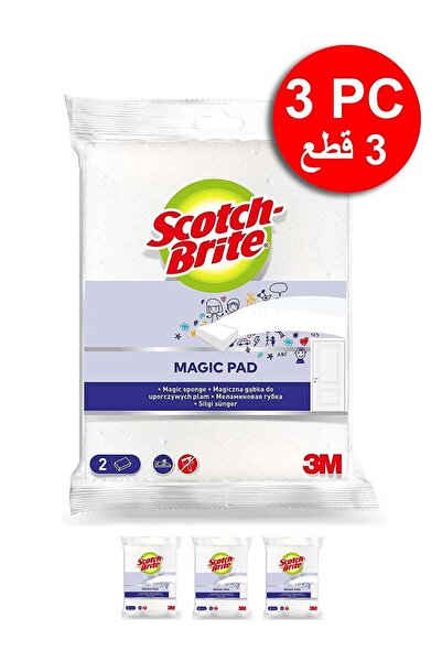 Scotch Brite لوحة سحرية سهلة الإزالة تزيل بسهولة مجموعة متنوعة من البقع والآث...