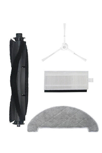 LİN GRUP Set de 4 piese de schimb compatibile cu aspiratorul robot Wiami FX-10