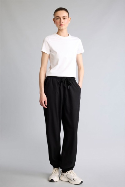 DeFacto Kadın Kanvas Pantolon A2437AX/BK81 BLACK