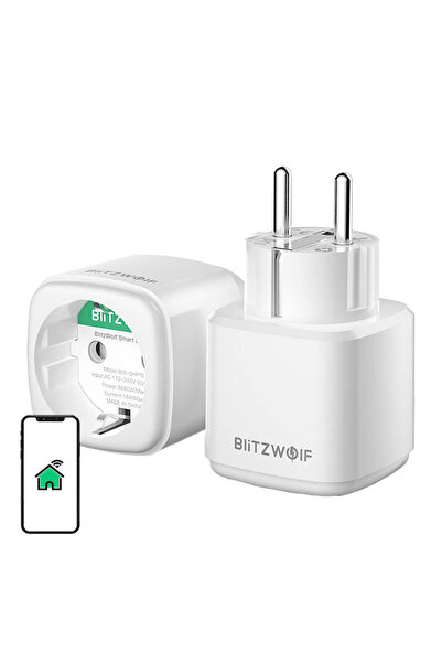 BlitzWolf Priză inteligentă Bw-Shp15 pentru Zigbee, monitorizare 3680W
