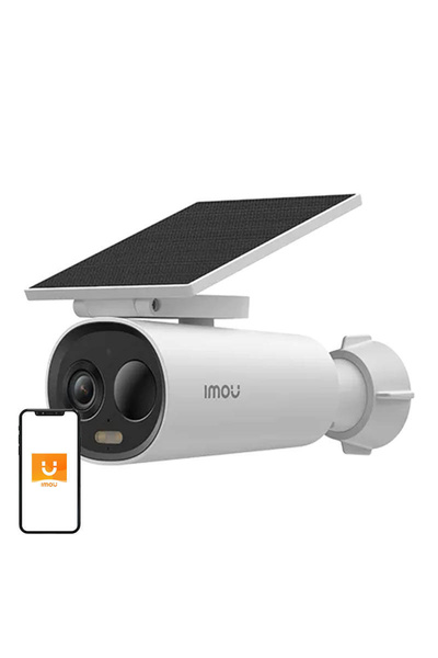Imou Cameră de exterior Cell 3C Aio pentru monitorizarea locuinței cu panou s...