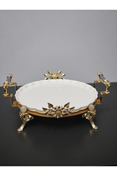 PARILTI HOME COLLECTİON Luxury Custom Laser-Cut Tableware Table Plate Cake Pl...