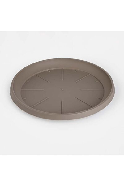 BAMI NETWORK Farfurie ghiveci flori plastic mocca 28.1x2.8cm
