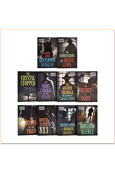 Generic (Unbranded) The Complete Collection of Arsène Lupin 10 Books Box, Mau...