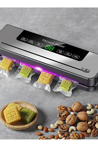 Bayt Aura Compact Automatic Vacuum Sealer Machine with Sliding Cutter and UV ...