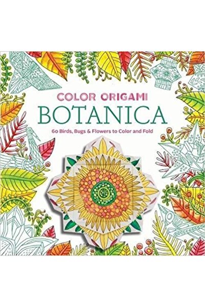 Generic (Unbranded) Origami Colorat: Botanica (Carte de colorat pentru adulți...