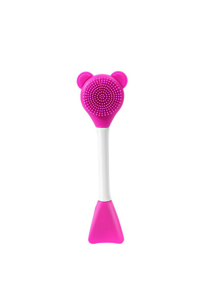 Choice rose red Double Head Facial Mask Brush Silicone Applicator Spoon Spatu...