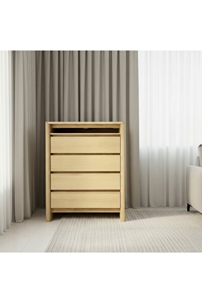 Roots Furniture Travoli Chest Travertine top American ash