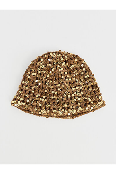 LC Waikiki Rmz Gi̇yi̇m Farkiyla Sequined Women's Beanie
