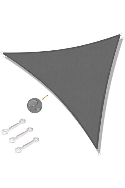 STARSTAR 4.5 x 4.5 x 4.5 meter triangular sunshade sail - UV-protected sunsha...