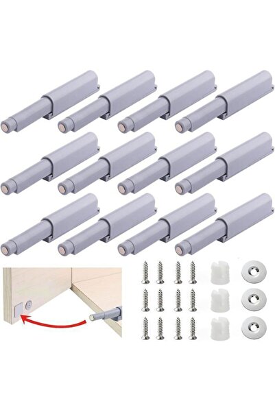 STARSTAR 12 push-button magnetic cabinet door latches with soft-close dampers...