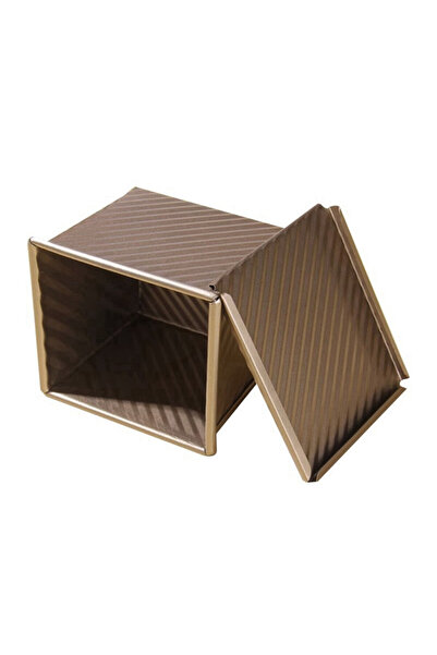 STARSTAR One covered bread mold, capacity 0.55 lbs (250g) dough, non-stick sq...