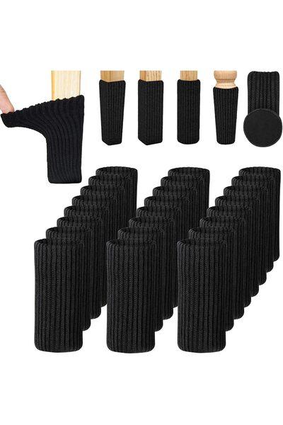 STARSTAR Chair leg protectors, 24-piece pack, felt furniture chair covers, an...