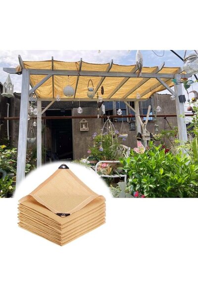 STARSTAR Reinforced High-Density Polyethylene Perforated Garden Shade Net (Be...