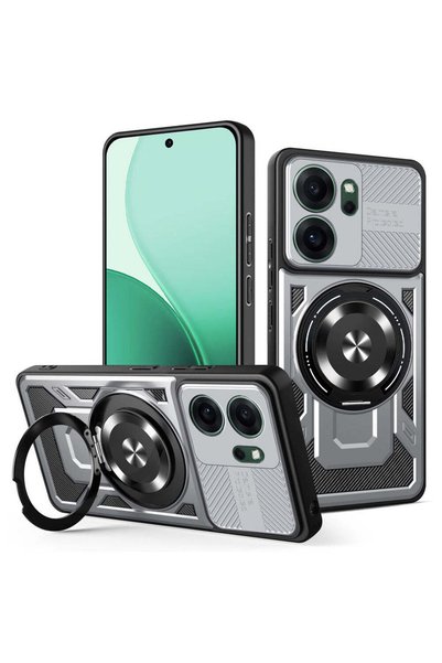 Techsuit Husă pentru OPPO Reno14 FS 5G, RuggedCam, albastru-gri