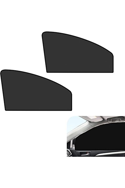 STARSTAR 2-Pack Front Seat Window Sunshade Privacy Curtains for Cars (Black)