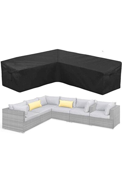 STARSTAR 420D Oxford 286*222*82 cm L-Shaped Corner Garden Bench Furniture Cov...