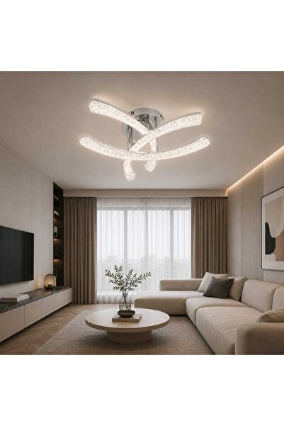 RFAN Candelabru LED RFAN, Model K2550/3, cu Telecomandă, 3 Tipuri de Lumină, ...