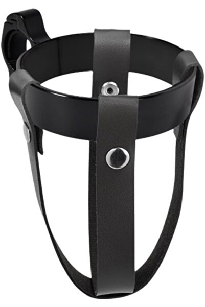 STARSTAR Retro PU Leather Bicycle Water Bottle Cage - Classic Handlebar Water...
