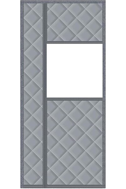 STARSTAR 90x200cm Magnetic Thermal Door Curtain, Drill-Free Adjustable Draft-...