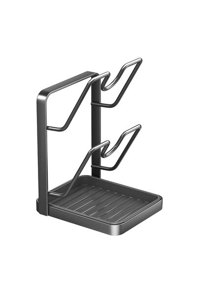 STARSTAR 2-in-1 Sturdy & Lightweight Dual Pot Lid Kitchen Organizer Rack