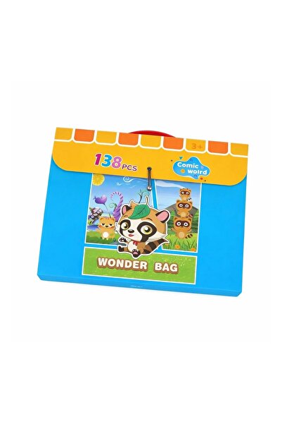 Zen Store 138 Piece Kids Art & Drawing Set in Portable Wonder Bag | Complete ...
