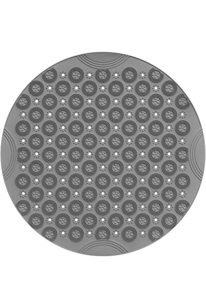 STARSTAR Round Non-Slip PVC Bath Shower Mat with Suction Cups & Drain Holes -...