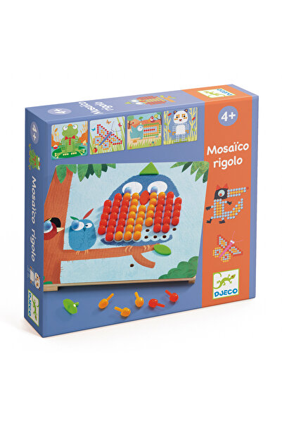 djeco Joc educativ Mozaic rigolo,