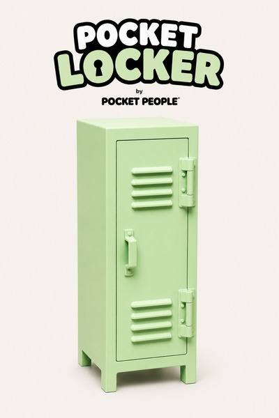 Pocket People Pocket Locker Mini Masaüstü Dolap Organizer | Dekoratif Mini Lo...