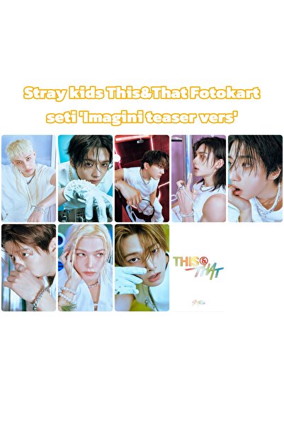 Sntay Stray Kids Fotokart Seti This & That album İmagine vers. Fotokart seti