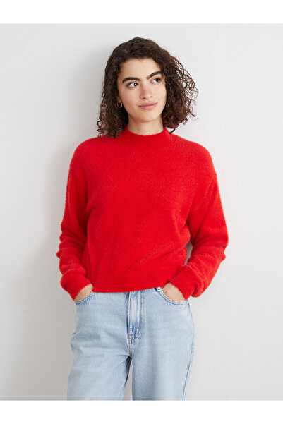 LC Waikiki Funnel Neck Women's Knit Sweater