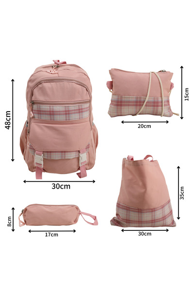 Generic Brand 4 in 1 Kids School Bag Set Girls School Bags |   Backpack + Han...