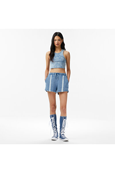 United4 Regular Fit Kadın Lacivert Şort