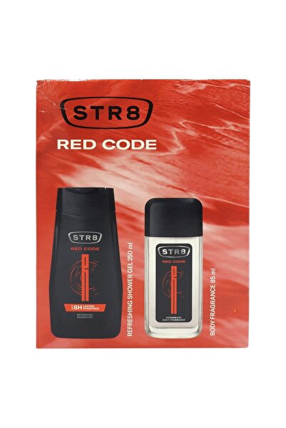 str8 Cutie cadou, Str8, Dns85 ml, Gel de duș 250 ml Red Cod